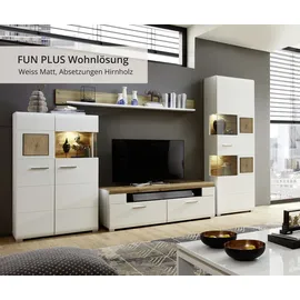 Innostyle Wohnwand in weiß inkl. Beleuchtung