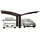 Ximax Portoforte Typ 80 Y 4,95 x 5,42 m mattbraun