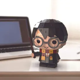 Spin Master 4D Build - Harry Potter - 3D-Puzzle des beliebten Filmheldens aus hochwertigem Karton, 87 Teile, für Fans der magischen Abenteuerserie ab 12 Jahren, Rot und Gold