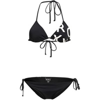 Roxy Beach Classics Tie Side - Triangle-Bikini-Set für Frauen Schwarz