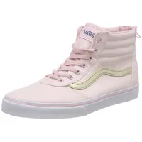 Vans Unisex-Kinder Maddie Hi Zip Sneaker, Pink (Textile)