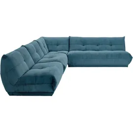Livetastic Ecksofa Kunststoff 4-Sitzer Braun