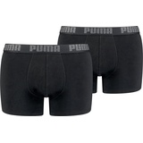 Puma Basic Boxer black/black S 2er Pack