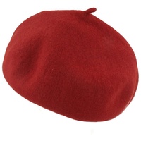 Kopka Baskenmütze Long Beanie Walkmütze Stegbaske aus 100% Wolle rot