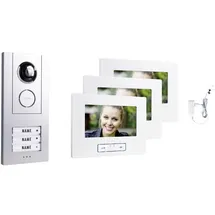 m-e Vistus Video-Türsprechanlage VD-ALU-6730 S silber 41438