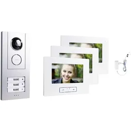 m-e Vistus Video-Türsprechanlage VD-ALU-6730 S silber 41438