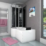 AcquaVapore Kombination Badewanne Dusche K50-R32-EC Duschtempel 100x170