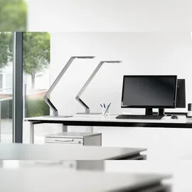 Luctra Table Linear Base Silber