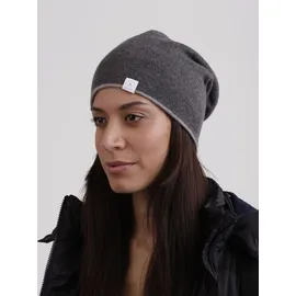 CASH-MERE.CH Kaschmir Beanie Silber