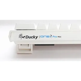Ducky One 2 Pro Mini White Edition Gaming Tastatur, RGB LED - Kailh White