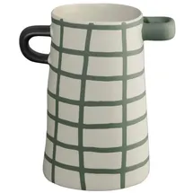 Asa Selection ASA Vase grün kariert 17cm