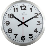 NeXtime Wanduhr Bahnhofsuhr "STATION - RCC", sehr leise, rund, ø 35 cm