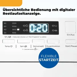 Exquisit LTO51207-030A Toplader (7.5 kg, 1200 U/min)