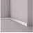 NOEL & MARQUET Sockelleiste 2 M Weiß 200 x 0,8 x 5 cm