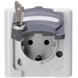 Kopp Schuko-Steckdose 1fach grau
