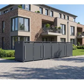 Westmann Mülltonnenbox 80 x 116 cm grau