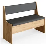 Vicco Roman eiche 107cm Sitzbank mit Truhe Esszimmerbank für Esstisch