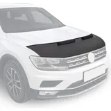 Omac Haubenbra Steinschlagschutz für Opel Zafira B 2005-2014 Schwarz Halb