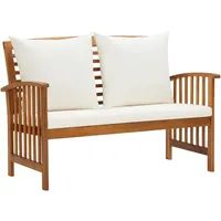 vidaXL Garten-Lounge-Set natur/weiß 310263