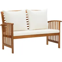 vidaXL Garten-Lounge-Set natur/weiß 310263