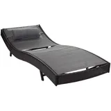MCW Phoenix Gartenliege 220 x 70 x 88 cm braun meliert