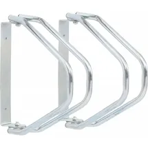 vidaXL Fahrradständer 2 Stk. Wandmontage Verzinkter Stahl