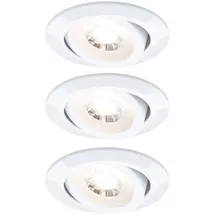 Paulmann LED Einbauleuchte 3er-Set weiß