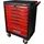 KS Tools ECOline SCHWARZ/ROT Werkstattwagen mit 7 Schubladen