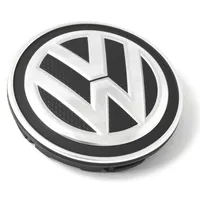 Volkswagen Radnabendeckel Schwarz/Silber 6C0601171XQI
