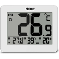 Velleman 01074 Thermometer, Thermometer + Hygrometer, Weiss