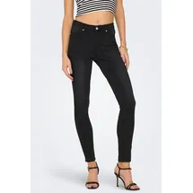 Only Wauw Skinny Jeans in verwaschen Schwarz-XS-L34