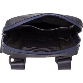 h2nd CityLights CL.14275 Umhängetasche Leder/Canvas Navy