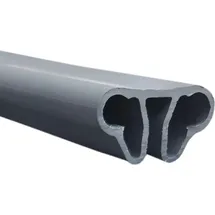 Waterman Handlauf Bodenschienen Set Q2 grau 400 cm