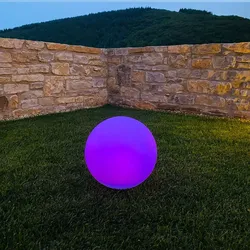 2 Solar-Leuchtkugeln ∅30cm Weiß Lumisky