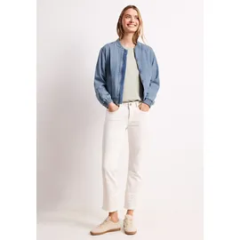 STREET ONE Blouson im Denim-Look mit Taschen ultra bleach random washed, 40 - 40