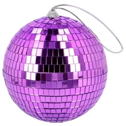 Disokugel lila Disco Party Deko Ø 15 cm