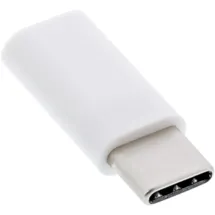 InLine USB-C auf Micro-USB Adapter Weiß
