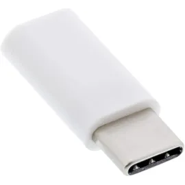 InLine USB-C auf Micro-USB Adapter Weiß