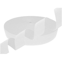 maDDma Gurtband Polyester 10m lang 38mm breit Farbwahl Rollladengurt, 501 weiß weiß