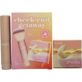 Benefit Cosmetics Benefit Cheek-End Getaway Set Shellie Blush 6gr/Multitasking Brush