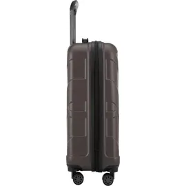 suitline Hartschalenkoffer Trolley 4-Rollen Cabin 55 cm / 34 l titan