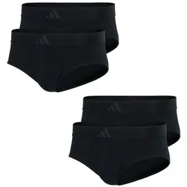 adidas Active Flex Cotton Slip schwarz S 4er Pack