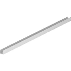 Alu-Bodenprofil für Walk-In Duschabtrennung (Ausführung: Alu Bodenprofil für Walk-In Duschabtrennung für 8 mm Glas 10x10x1650 mm)