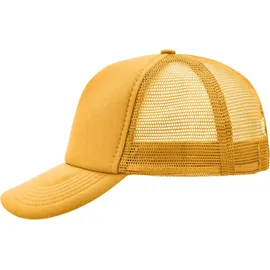 Myrtle Beach 5-Panel Polyester Mesh Kappe Gold  One Size