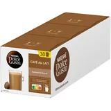 NESCAFÉ DOLCE GUSTO Café au Lait Kaffeekapseln 3er Vorratspack (3 x 30 Portionen)