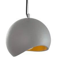 Paco Home Pendelleuchte BUNDY, ohne Leuchtmittel, LED, E27, Lampe Für Wohnzimmer Esszimmer Küche, Höhenverstellbar grau