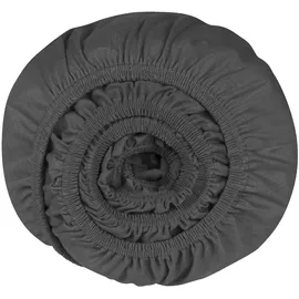 SCHIESSER Spannbettlaken Jessi Baumwolle 150 x 200 - 160 x 200 cm anthrazit