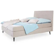 Sansibar Boxspringbett SANSIBAR POEL (LF 160x200 cm) - Stoff - LF 160x200 cm