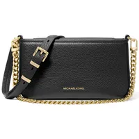 Michael Kors Bryant Sm Conv Xbody Pouchette Leder Black