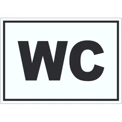 HB-Druck WC Aufkleber A2 (420x594mm)
